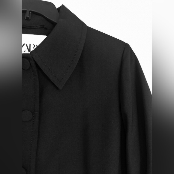 ZW Collection Wool Blend Frock Coat - Picture 6 of 16